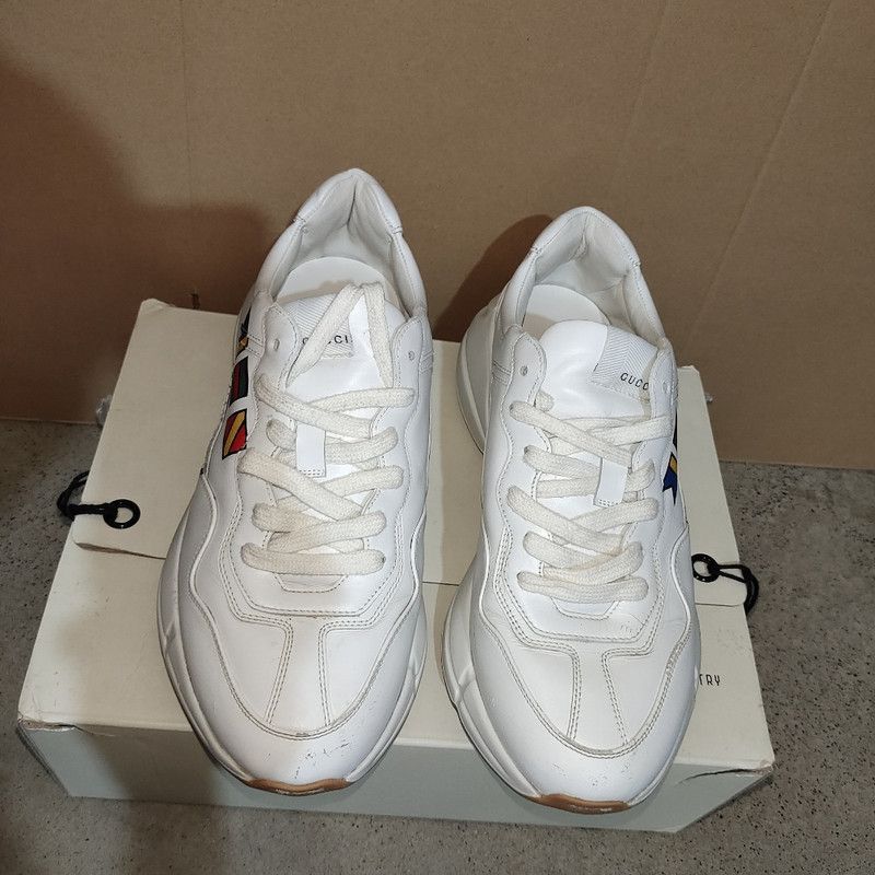 Gucci Gucci Rhyton Worldwide Low-Top Dad Sneakers 0079 Size US 8 / EU 41 - 2 Thumbnail