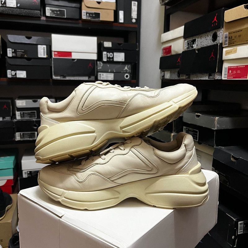 Gucci Gucci Rhyton Logo Low-Top Dad Sneakers 0079 Size US 9.5 / EU 42-43 - 3 Thumbnail