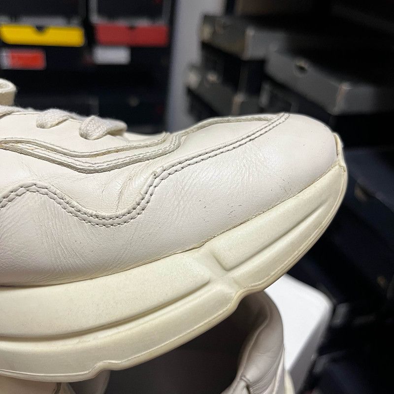 Gucci Gucci Rhyton Logo Low-Top Dad Sneakers 0079 Size US 9.5 / EU 42-43 - 11 Thumbnail