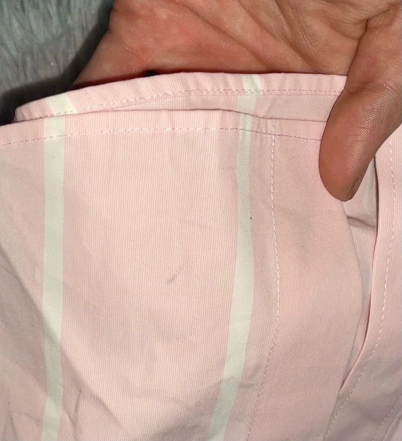 Alexander Wang Alexander Wang Pink Crystal Chain Striped Blouse Size S / US 4 / IT 40 - 5 Thumbnail