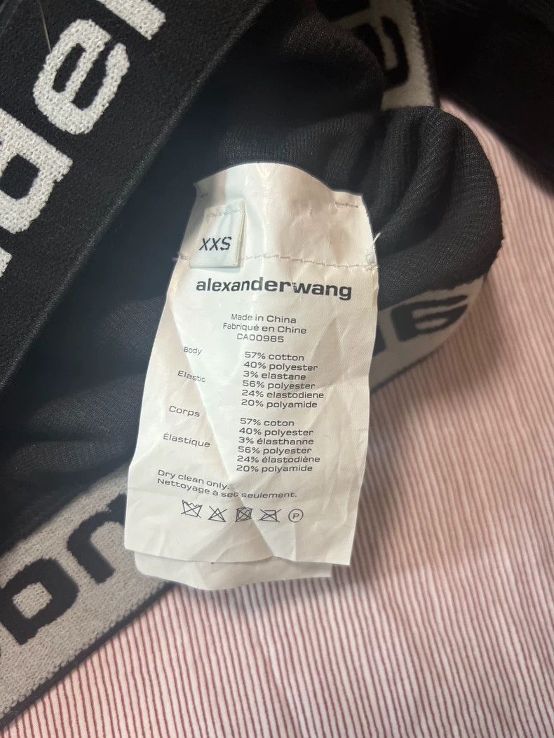 Alexander Wang Alexander Wang Black Cropped Hoodie Size XXS / US 00 / IT 34 - 2 Thumbnail