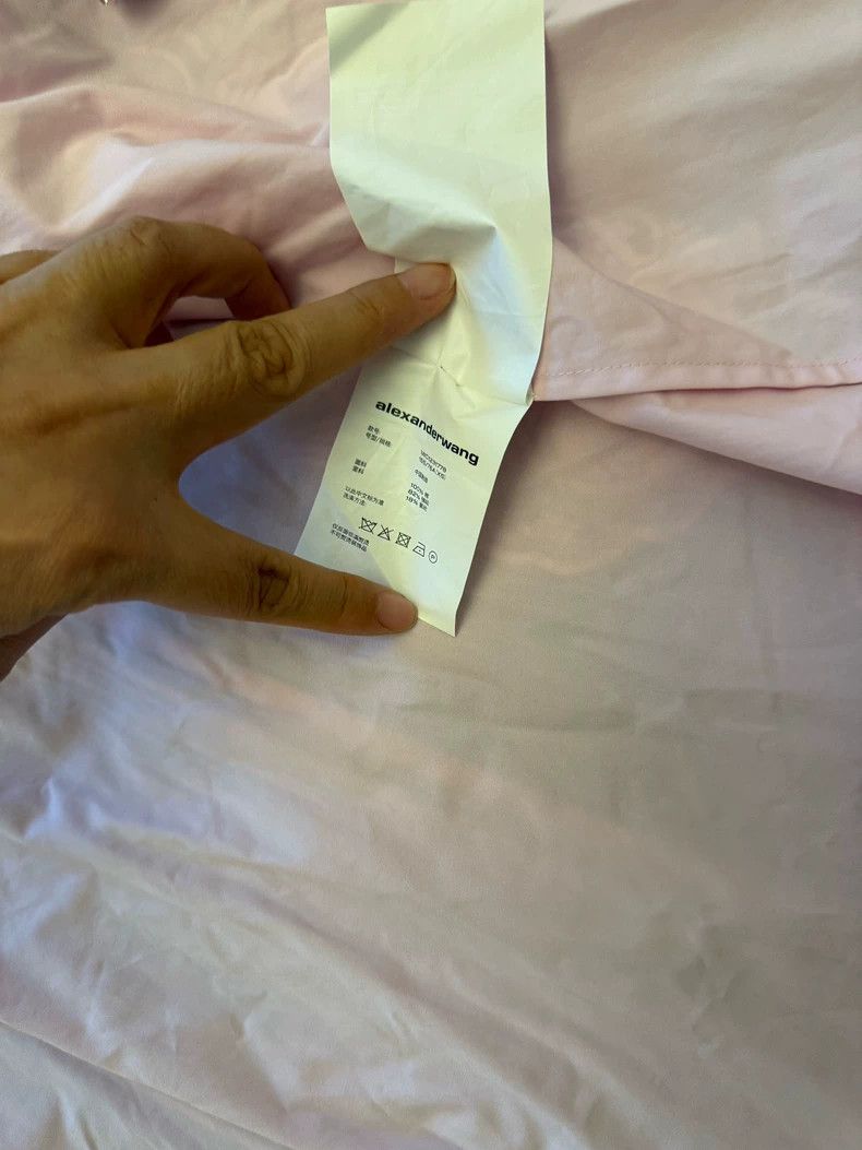Alexander Wang Alexander Wang Pink Shirt with Crystal Cuffs Size XS / US 0-2 / IT 36-38 - 4 Thumbnail