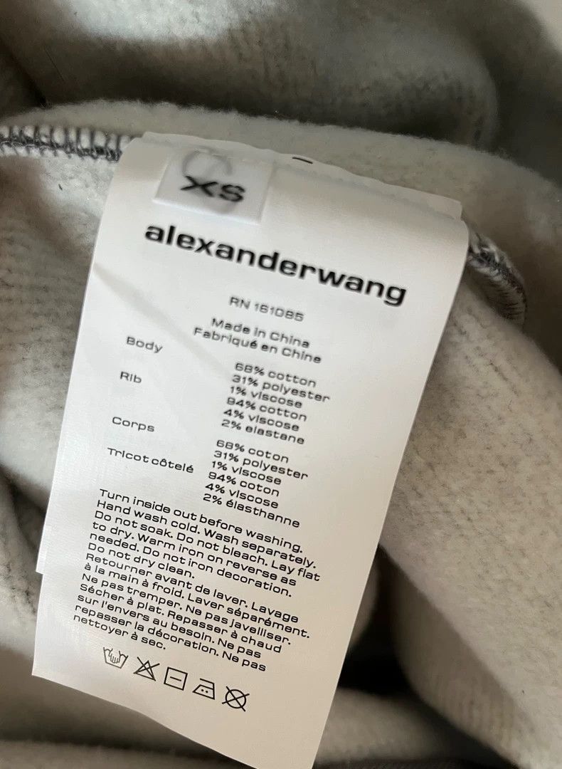 Alexander Wang Alexanderwang Sparkle Zip Hoodie Size XS / US 0-2 / IT 36-38 - 6 Thumbnail