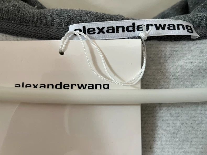 Alexander Wang Alexanderwang Sparkle Zip Hoodie Size XS / US 0-2 / IT 36-38 - 5 Thumbnail