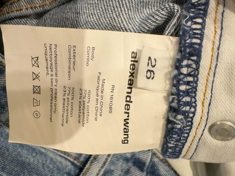 Alexander Wang Alexander Wang Straight Denim Jeans Size 26" / US 2 / IT 38 - 5 Thumbnail