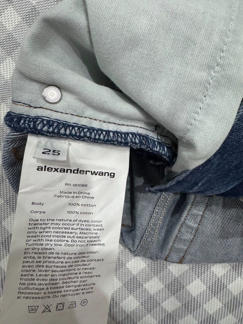 Alexander Wang Alexander Wang Denim Shorts Size 25" / US 0 / IT 36 - 2 Thumbnail