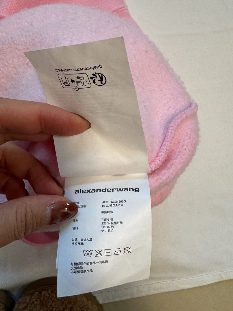 Alexander Wang Alexander Wang Pink Fleece Sweatshirt Size S / US 4 / IT 40 - 3 Thumbnail