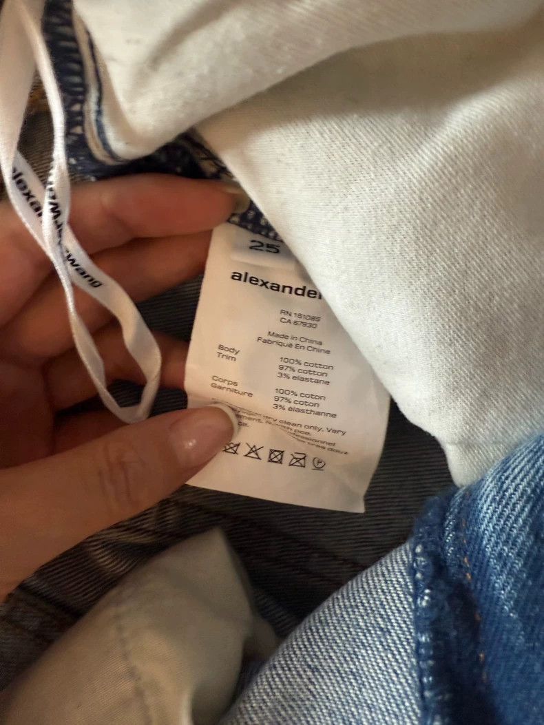 Alexander Wang Alexander Wang 24AW Denim Jeans Size 25" / US 0 / IT 36 - 4 Thumbnail