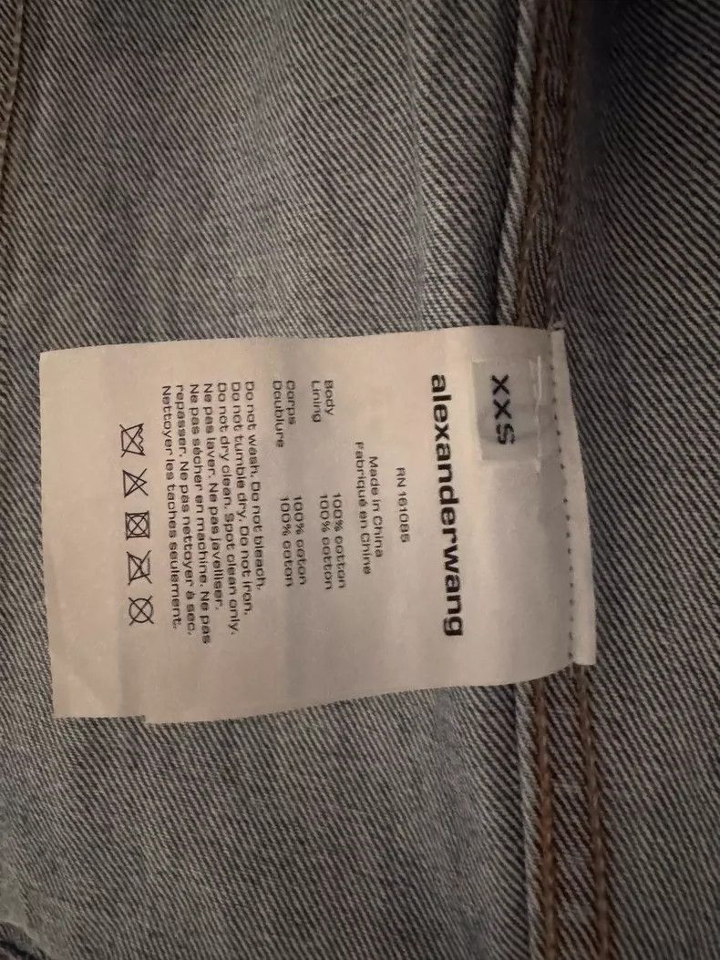 Alexander Wang Alexander Wang Oversized Denim Jacket Size XXS / US 00 / IT 34 - 3 Thumbnail