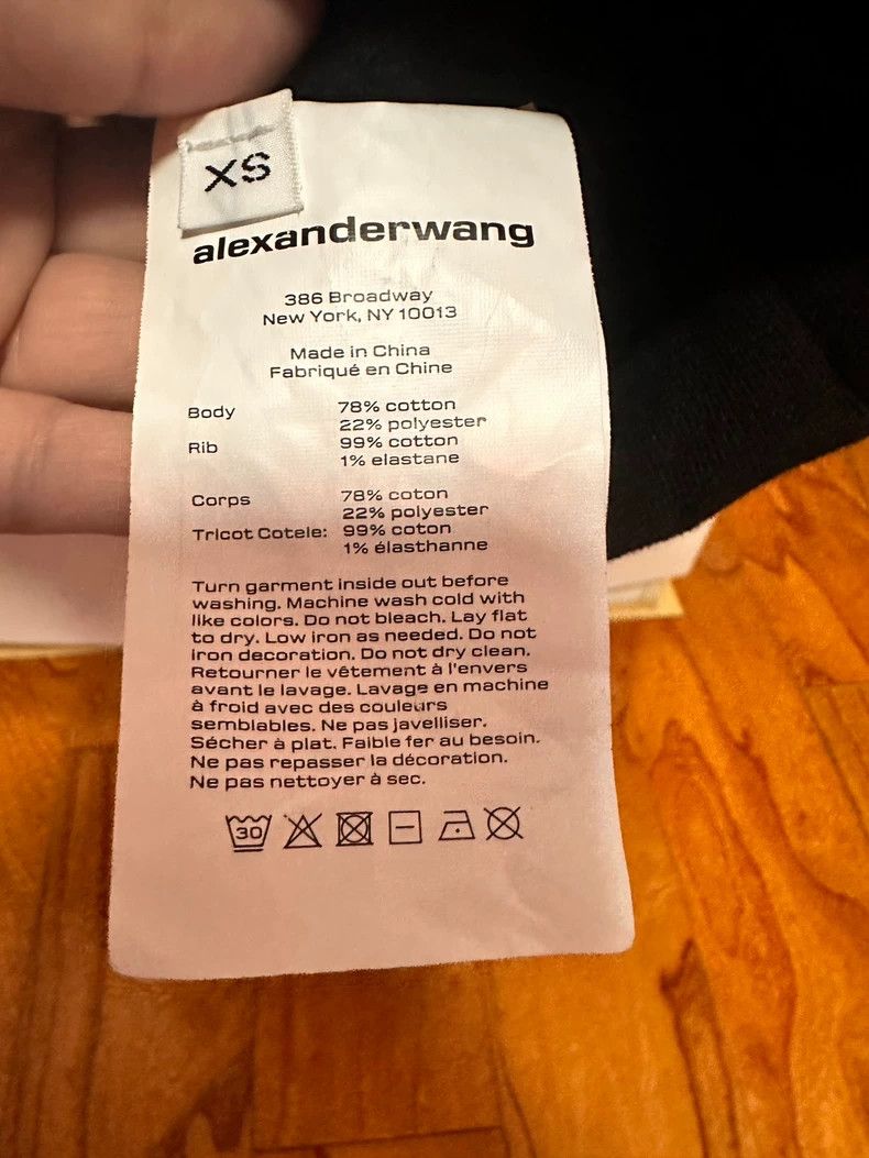 Alexander Wang Alexander Wang XS Fleece Classic Sweatshirt Size XS / US 0-2 / IT 36-38 - 4 Thumbnail