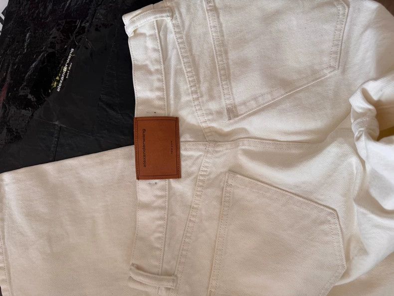 Alexander Wang Alexander Wang White Denim Jeans Size 25" / US 0 / IT 36 - 2 Thumbnail
