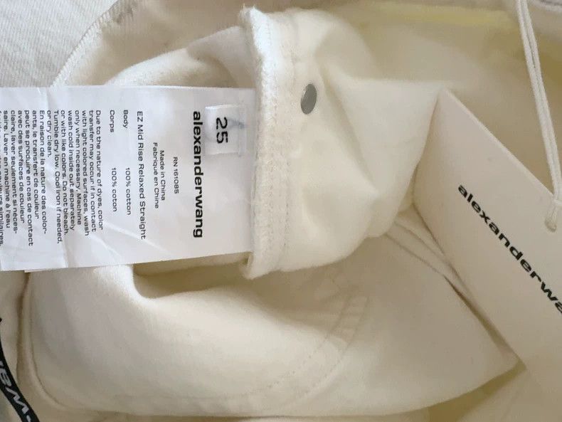 Alexander Wang Alexander Wang White Denim Jeans Size 25" / US 0 / IT 36 - 7 Thumbnail