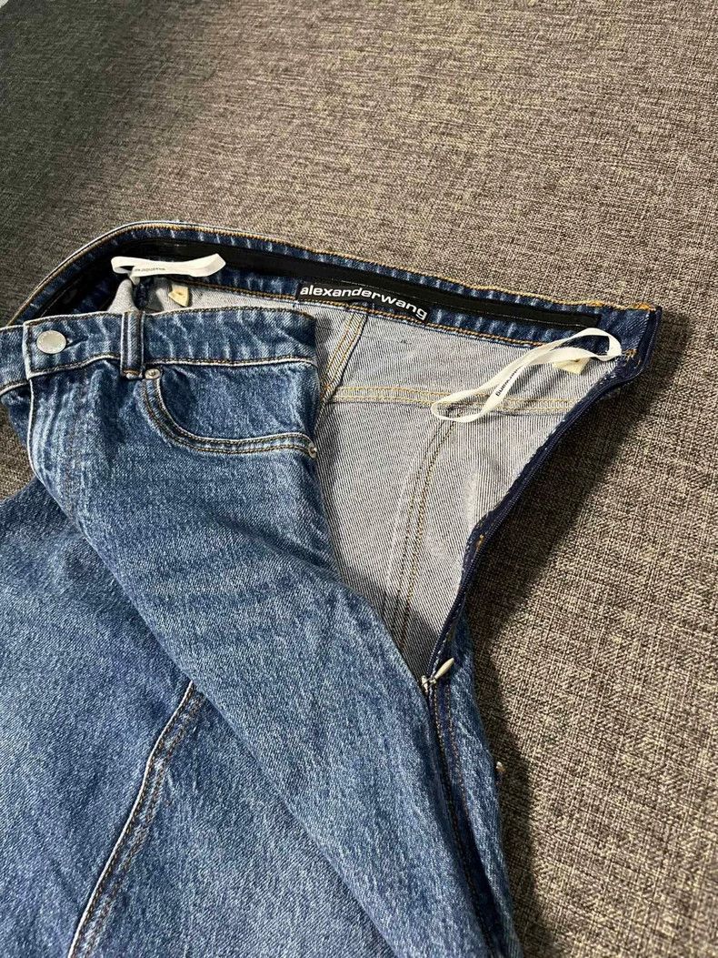 Alexander Wang Alexander Wang Blue Denim Mini Skirt Size 24" / US 00 / IT 34 - 7 Thumbnail