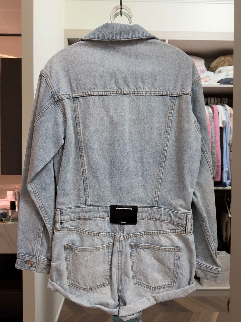 Alexander Wang Alexander Wang Denim Jumpsuit, New Size 28" / US 6 / IT 42 - 4 Thumbnail