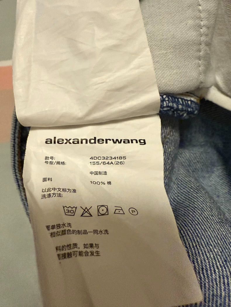 Alexander Wang Alexander Wang Denim Shorts Size 26" / US 2 / IT 38 - 4 Thumbnail