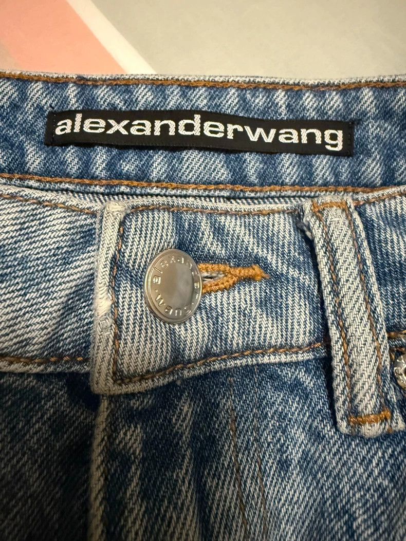 Alexander Wang Alexander Wang Denim Shorts Size 26" / US 2 / IT 38 - 3 Thumbnail