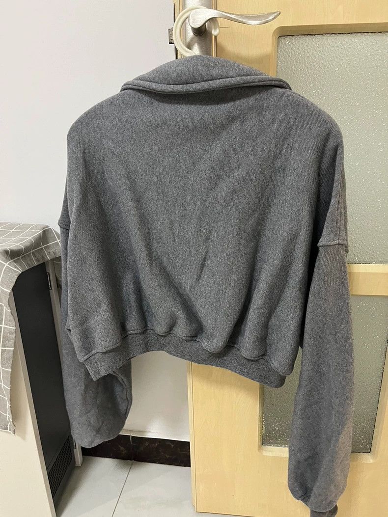 Alexander Wang Alexander Wang Women's Crop Sweatshirt Size S / US 4 / IT 40 - 2 Thumbnail