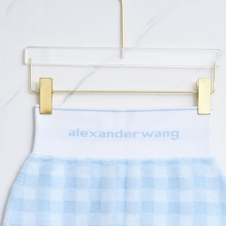 Alexander Wang Alexander Wang Plaid Logo Mini Skirt Size 24" / US 00 / IT 34 - 2 Thumbnail