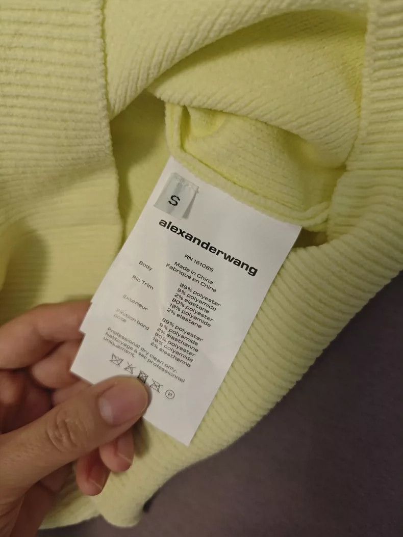 Alexander Wang Alexander Wang Ribbed Short Sleeve Sweater Size S / US 4 / IT 40 - 3 Thumbnail