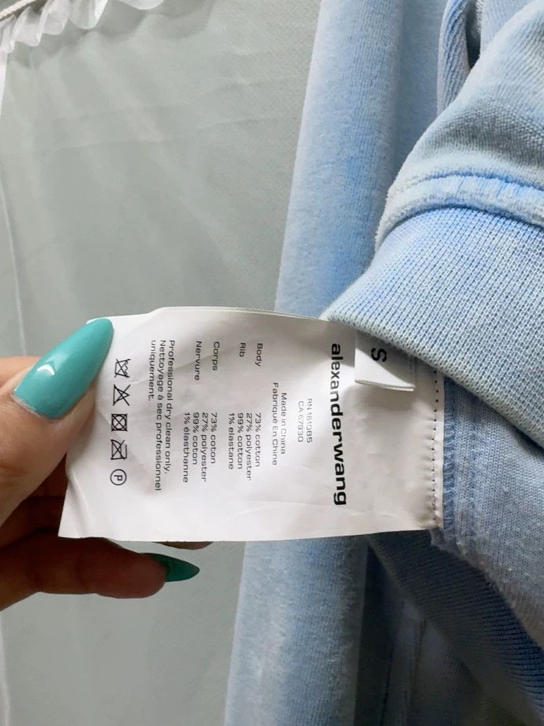 Alexander Wang Alexander Wang Cropped Zip Hoodie Size S / US 4 / IT 40 - 4 Thumbnail