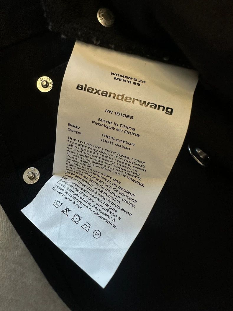 Alexander Wang Alexander Wang Black Denim Jeans Size 25" / US 0 / IT 36 - 3 Thumbnail