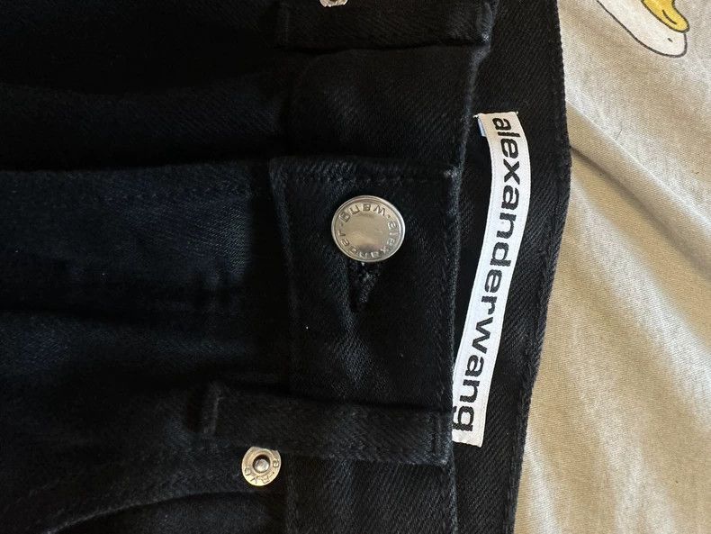 Alexander Wang Alexander Wang Black Denim Jeans Size 25" / US 0 / IT 36 - 2 Thumbnail