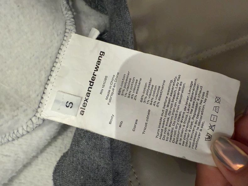 Alexander Wang Alexander Wang Sparkle Fleece Sweatshirt Size S / US 4 / IT 40 - 6 Thumbnail