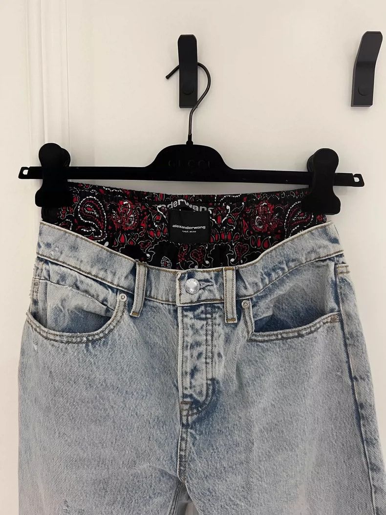 Alexander Wang Alexander Wang Denim Two-Piece Jeans Size 25" / US 0 / IT 36 - 4 Thumbnail