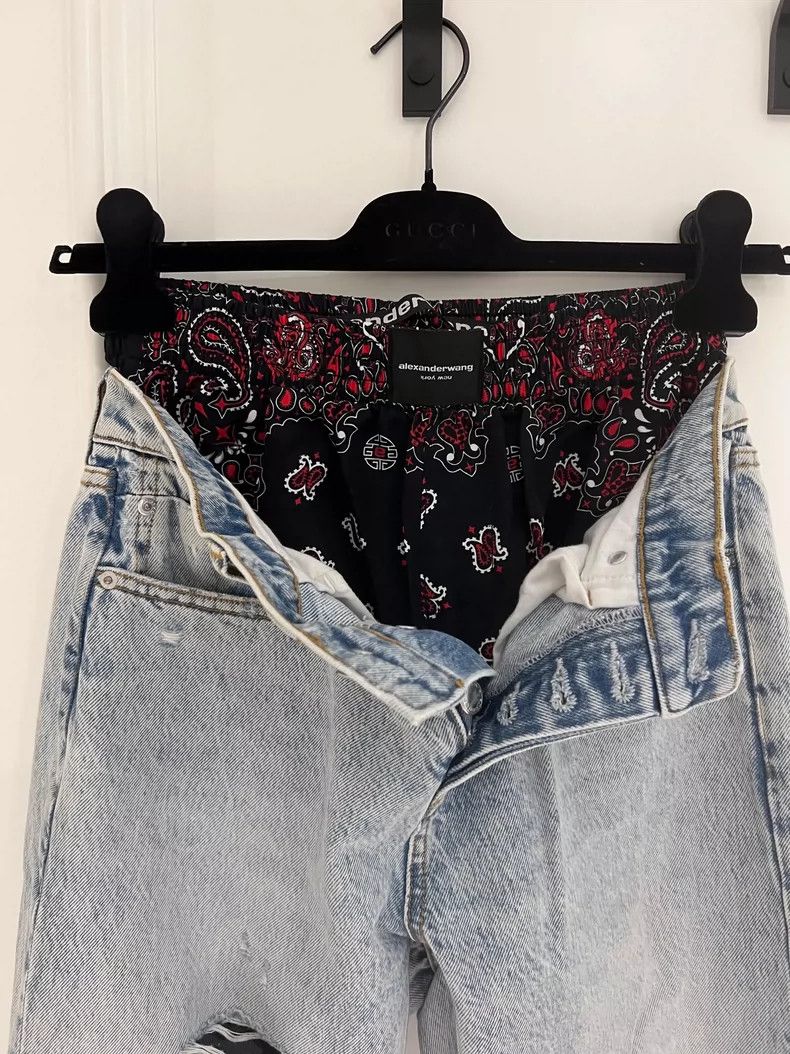 Alexander Wang Alexander Wang Denim Two-Piece Jeans Size 25" / US 0 / IT 36 - 6 Thumbnail