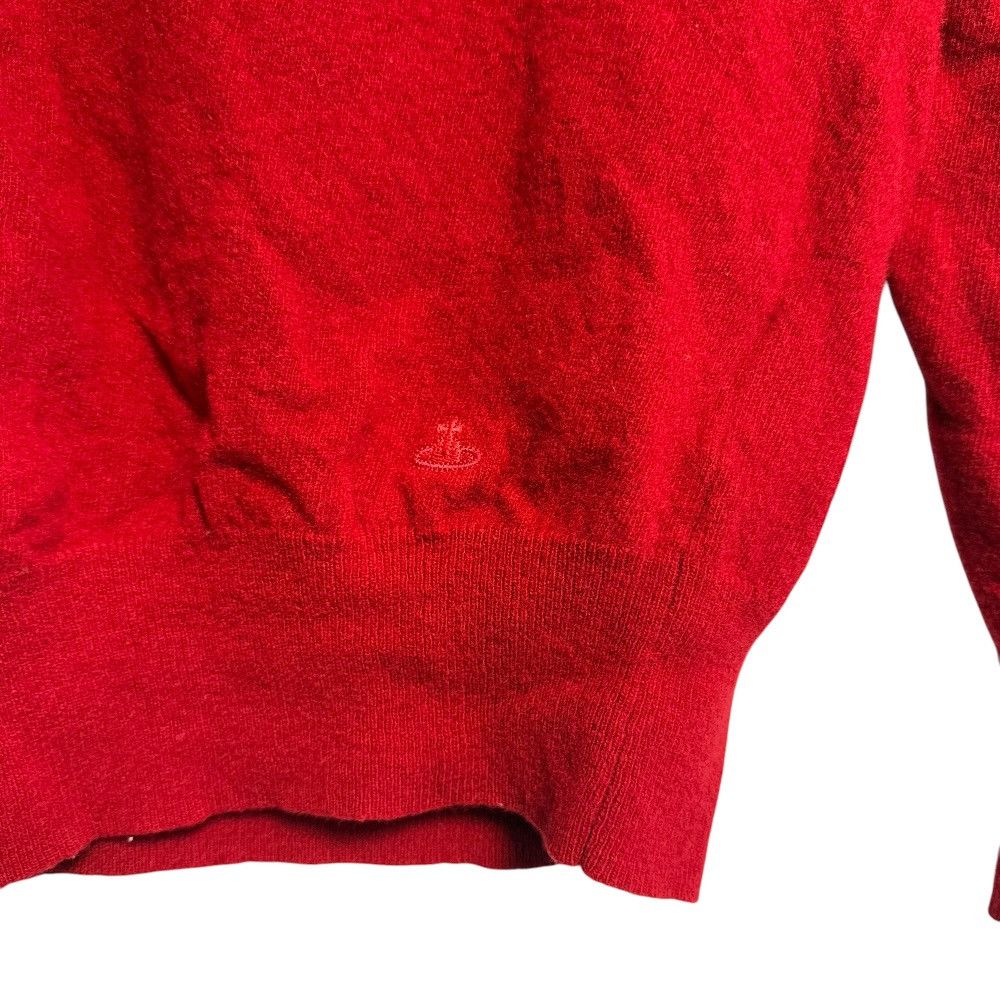 Vivienne Westwood Vivienne Westwood Vivienne Westwood Red Label Orb Embroidered Wool Turtleneck Sweater Cotton Tops DUTY FREE for USA Size ONE SIZE - 3 Thumbnail