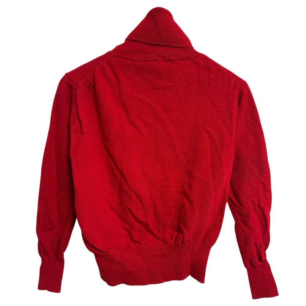 Vivienne Westwood Vivienne Westwood Vivienne Westwood Red Label Orb Embroidered Wool Turtleneck Sweater Cotton Tops DUTY FREE for USA Size ONE SIZE - 2 Thumbnail