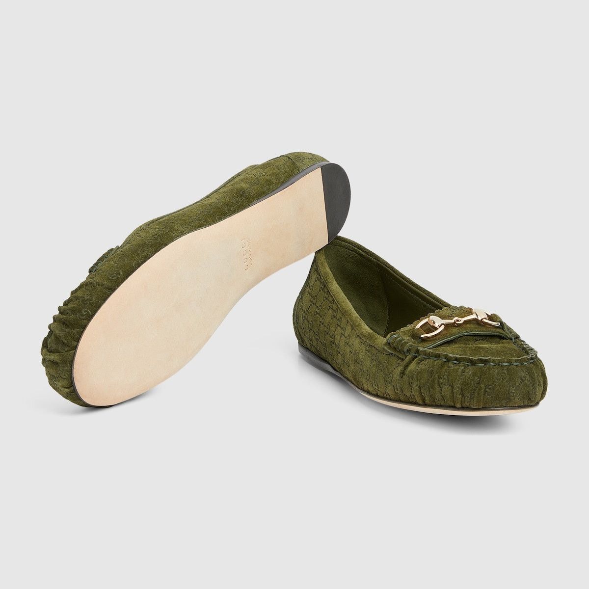 Gucci Gucci Horsebit GG Ballet Flats SIZE 39 Size ONE SIZE - 4 Thumbnail