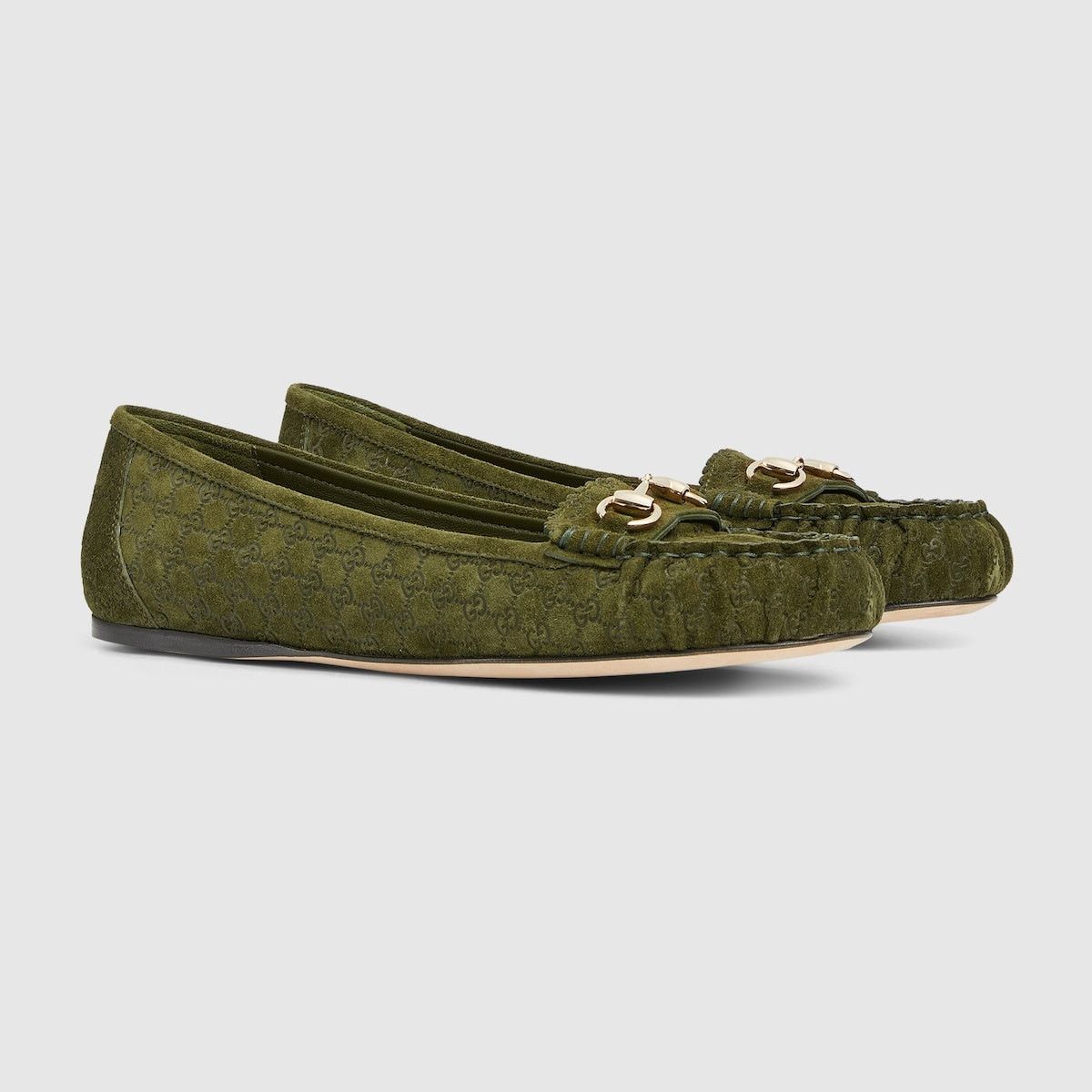 Gucci Gucci Horsebit GG Ballet Flats SIZE 40 Size ONE SIZE - 2 Thumbnail