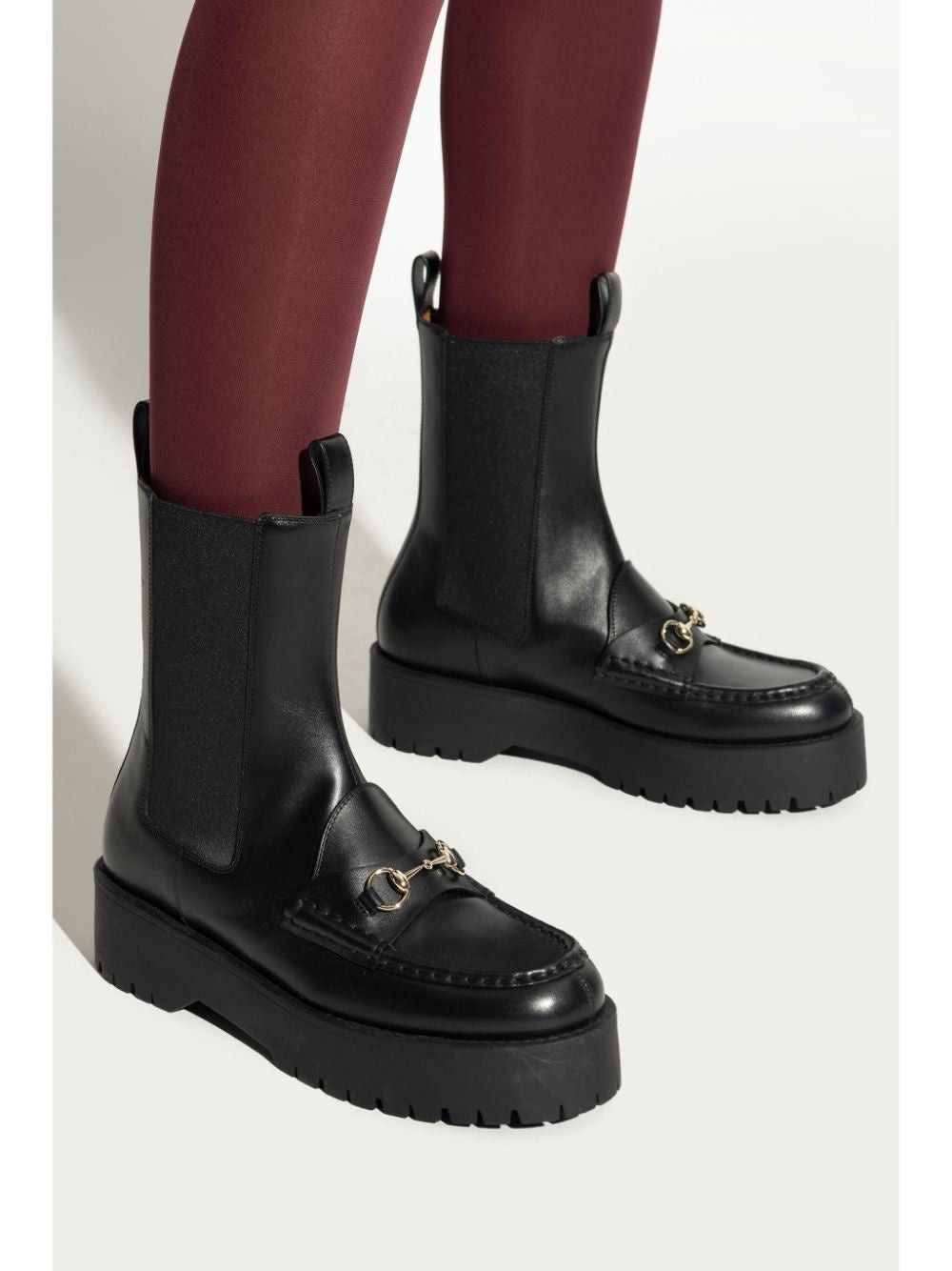 Gucci Gucci Horsebit Lug Sole Boots SIZE 38 Size ONE SIZE - 3 Thumbnail