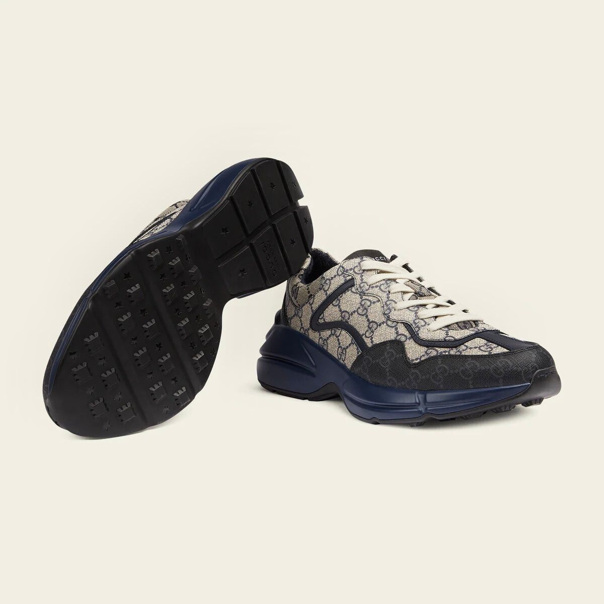 Gucci Gucci GG Rhyton Sneakers SIZE 8 Size ONE SIZE - 4 Thumbnail