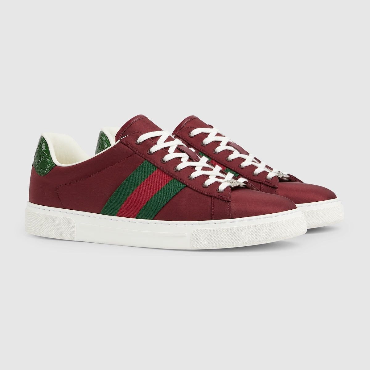 Gucci Gucci Ace Web Nylon Sneakers SIZE 7 Size ONE SIZE - 2 Thumbnail