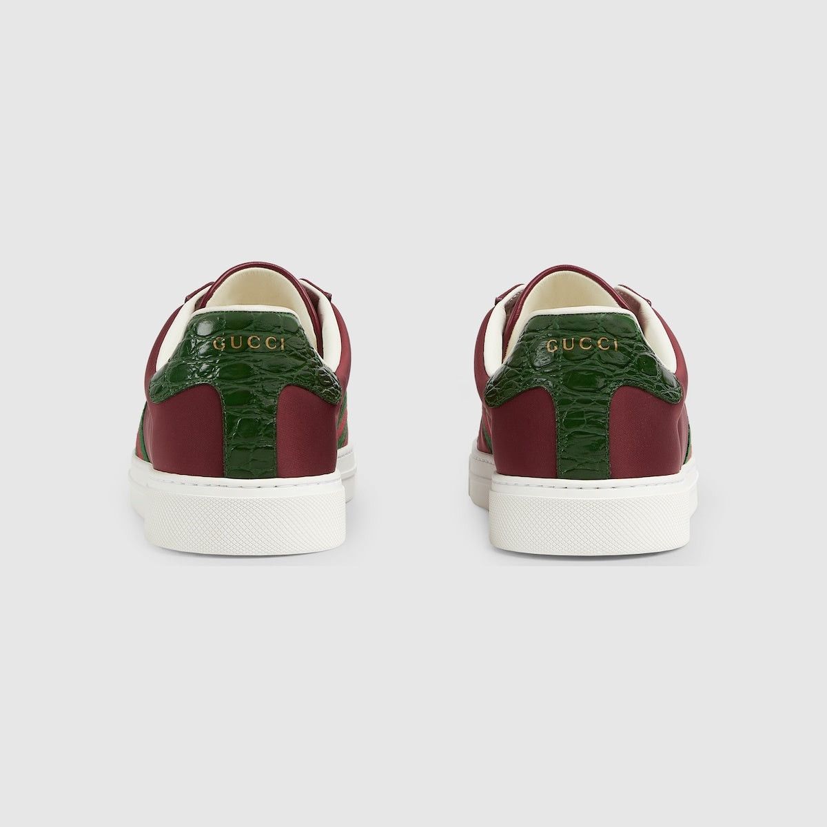 Gucci Gucci Ace Web Nylon Sneakers SIZE 8.5 Size ONE SIZE - 3 Thumbnail