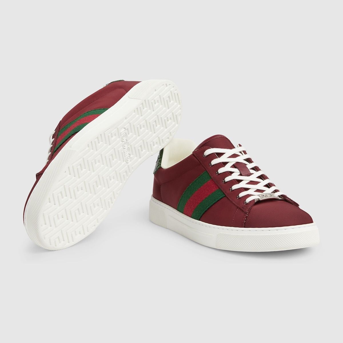 Gucci Gucci Ace Web Nylon Sneakers SIZE 11.5 Size ONE SIZE - 4 Thumbnail