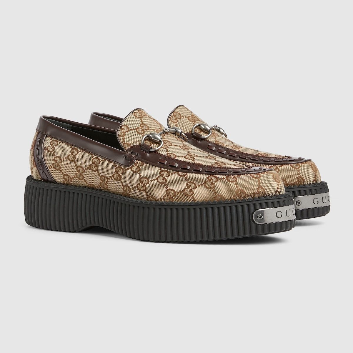 Gucci Gucci Horsebit GG Creeper Loafers SIZE 7 Size ONE SIZE - 2 Thumbnail