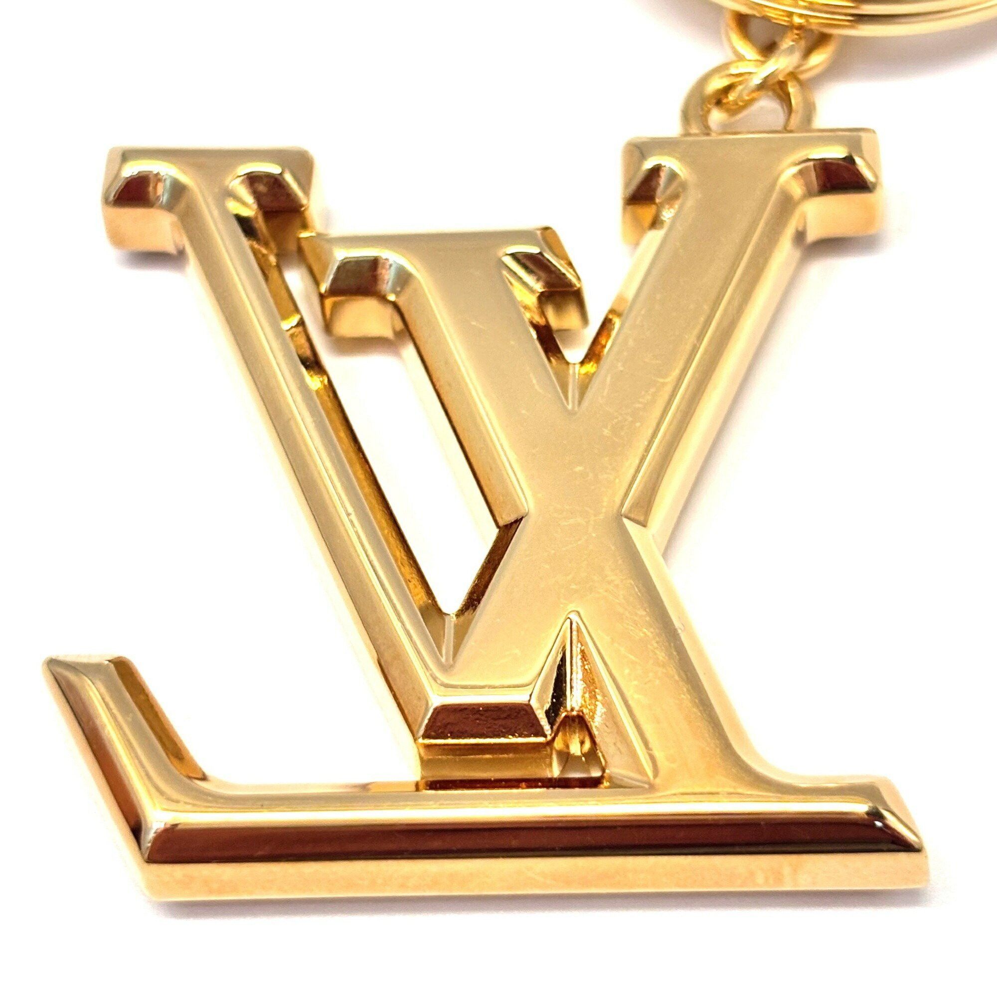 Louis Vuitton Louis Vuitton Facet Porte-Clés Keychain M65216 Unisex Gold Size ONE SIZE - 3 Thumbnail