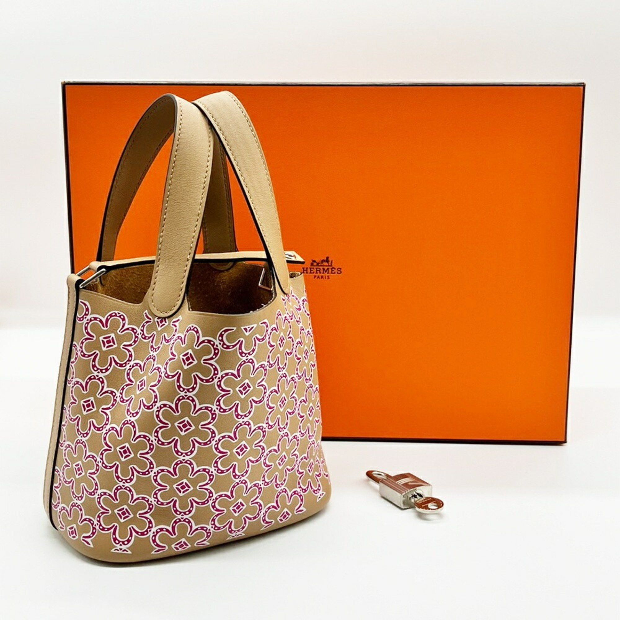 Hermes Hermes Picotin Lock Micro Lucky Daisy Bag, Swift Leather, U Stamp, Flower, HERMES Size ONE SIZE - 2 Thumbnail