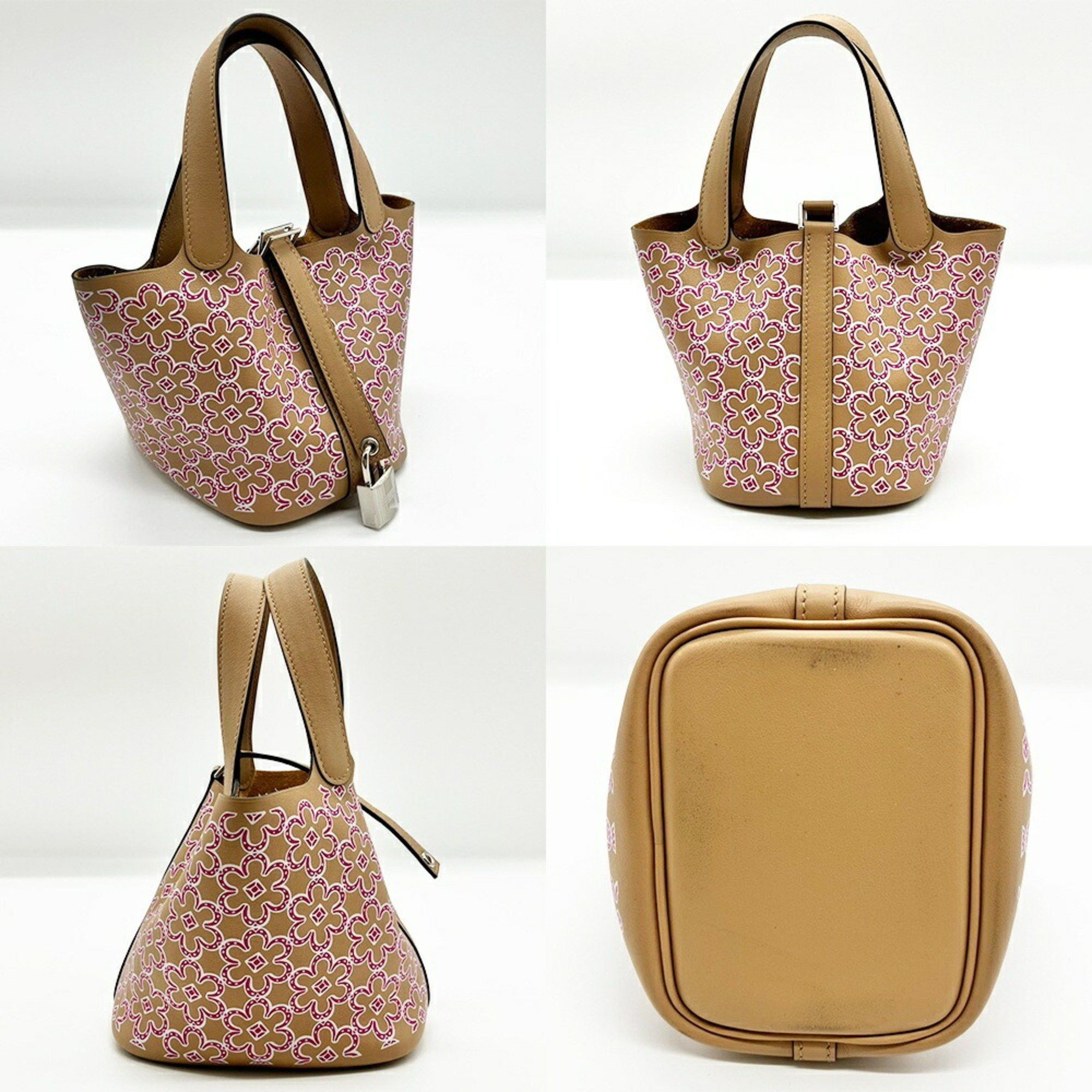 Hermes Hermes Picotin Lock Micro Lucky Daisy Bag, Swift Leather, U Stamp, Flower, HERMES Size ONE SIZE - 3 Thumbnail