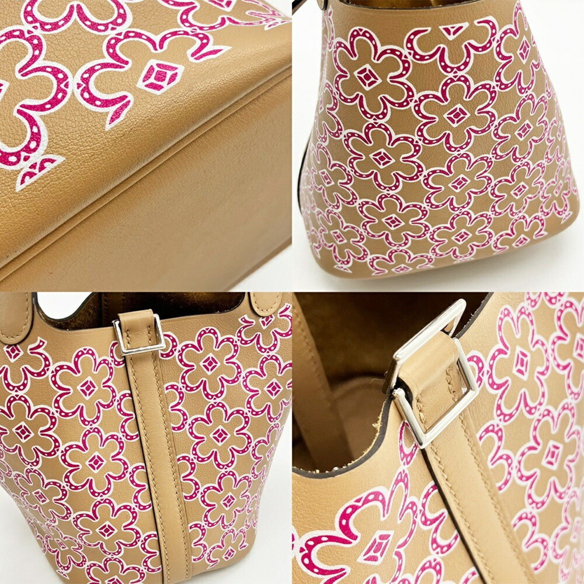 Hermes Hermes Picotin Lock Micro Lucky Daisy Bag, Swift Leather, U Stamp, Flower, HERMES Size ONE SIZE - 5 Thumbnail