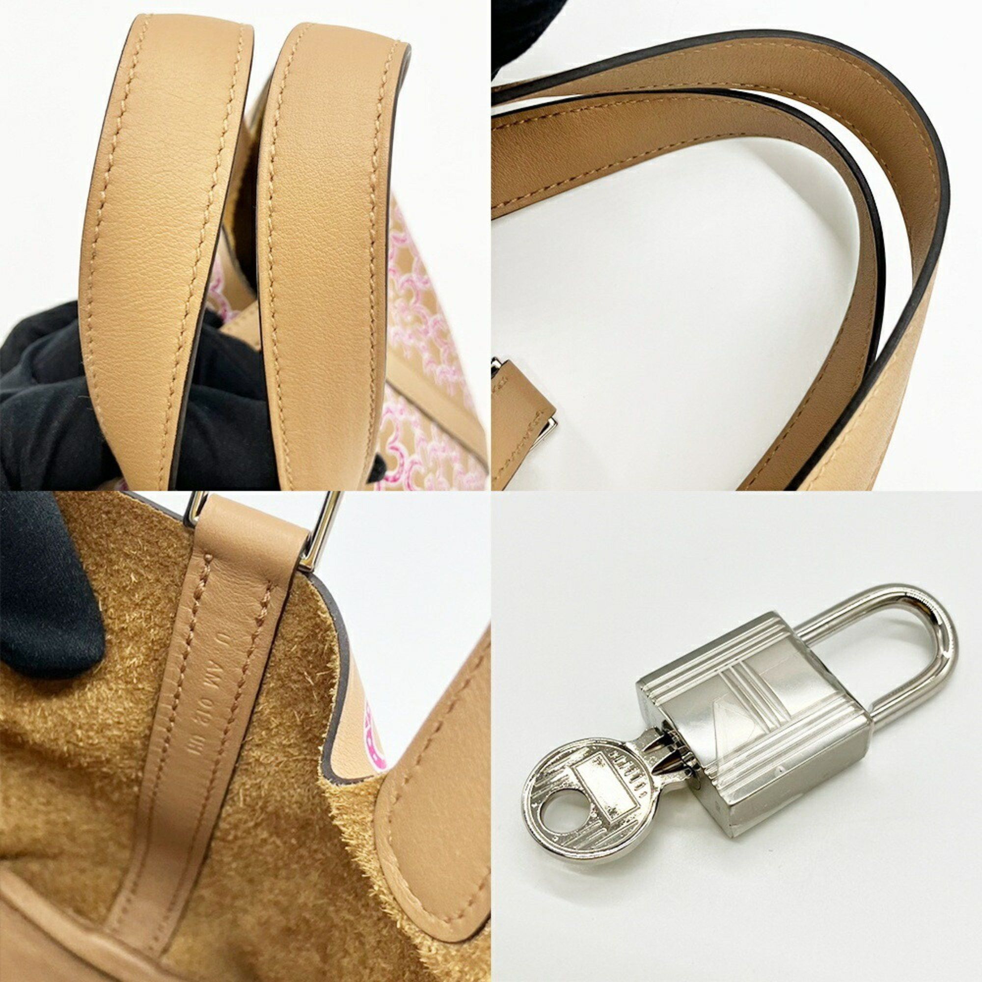 Hermes Hermes Picotin Lock Micro Lucky Daisy Bag, Swift Leather, U Stamp, Flower, HERMES Size ONE SIZE - 6 Thumbnail