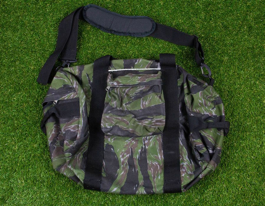 Used Supreme Tiger Camo Duffle Bag - $438 Used Supreme Duffle Bag - Dark  Aqua/Grey $218