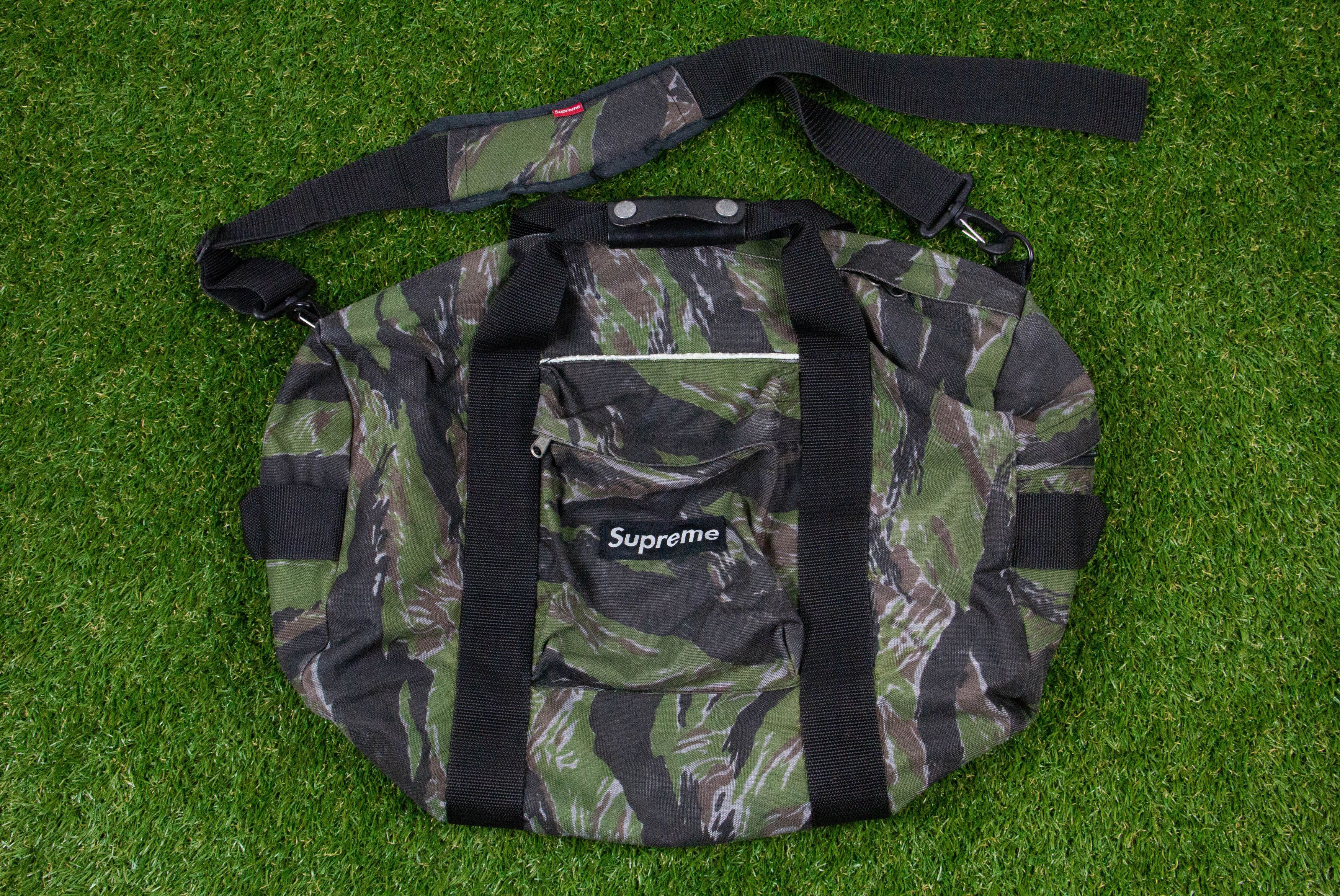 Supreme 1997 Supreme Tiger Camo Duffle Bag | Grailed