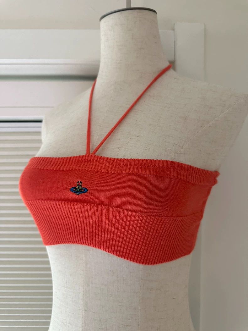 Vivienne Westwood Vivienne Westwood Red Halter Crop Top - dmc Size US S / EU 44-46 / 1 - 3 Thumbnail
