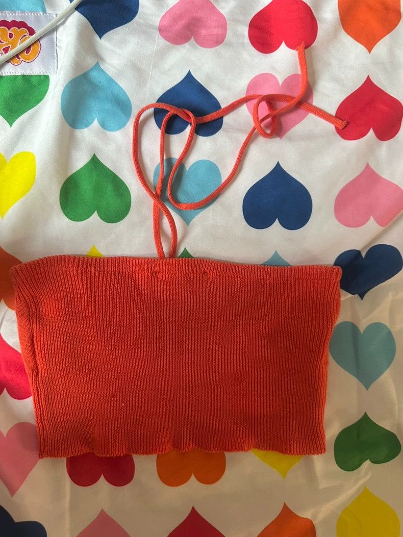 Vivienne Westwood Vivienne Westwood Red Halter Crop Top - dmc Size US S / EU 44-46 / 1 - 4 Thumbnail