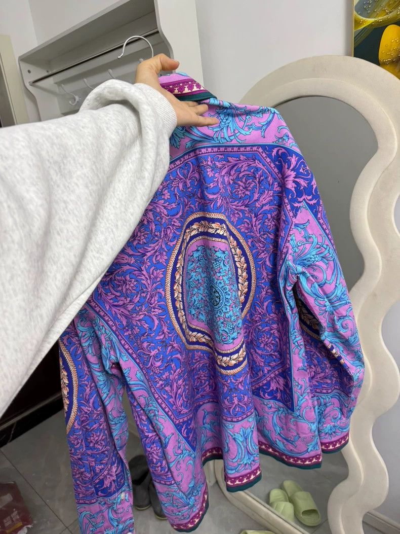 Versace VERSACE Men's Denim Shirt Jacket - dmc Size M / US 6-8 / IT 42-44 - 6 Thumbnail