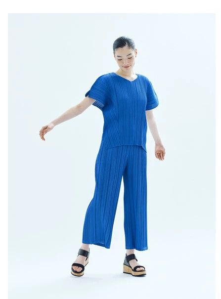 Issey Miyake Issey Miyake Pleats Please Beige Ankle Pants - dmc Size 28" / US 6 / IT 42 - 6 Thumbnail